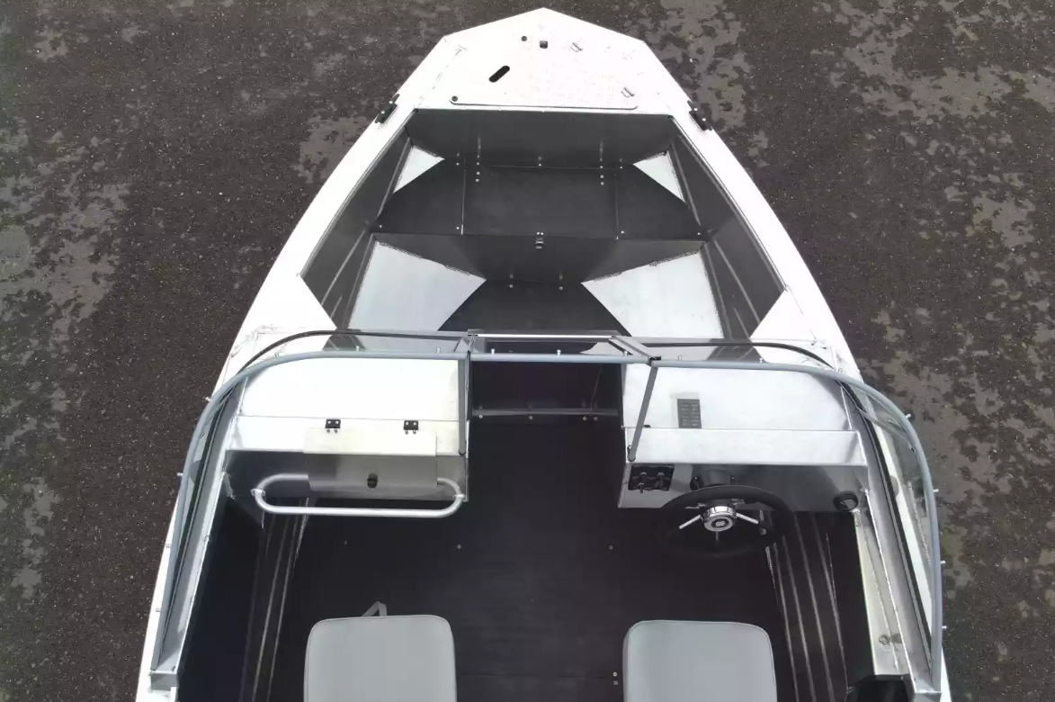 Алюминиевый катер Неман-450 DC NEW без покраски в Прокопьевске