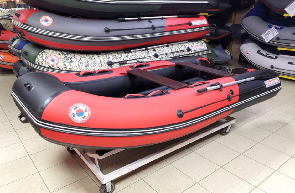 КОМПЛЕКТ Лодка MISHIMO PRO 350 + ЛОДОЧНЫЙ МОТОР MARLIN MP 9.9 (20) AMHS PRO в Прокопьевске