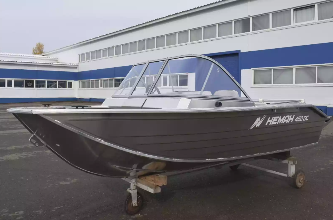 Алюминиевый катер Неман-450 DC NEW без покраски в Прокопьевске