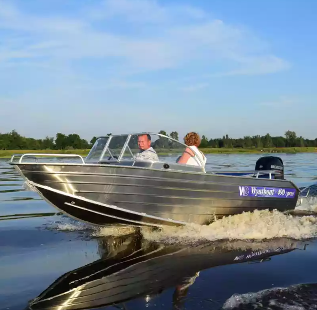 Алюминиевый катер Wyatboat-490 Pro в Прокопьевске