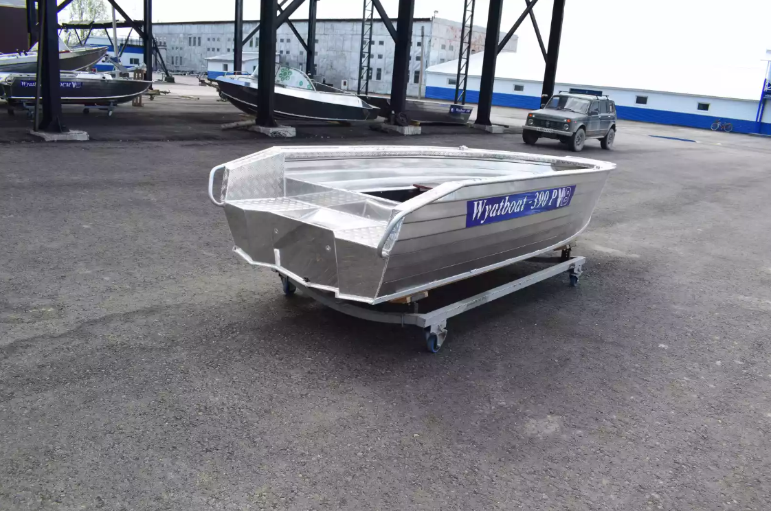 Алюминиевая лодка Wyatboat-390Р Увеличенный борт в Прокопьевске