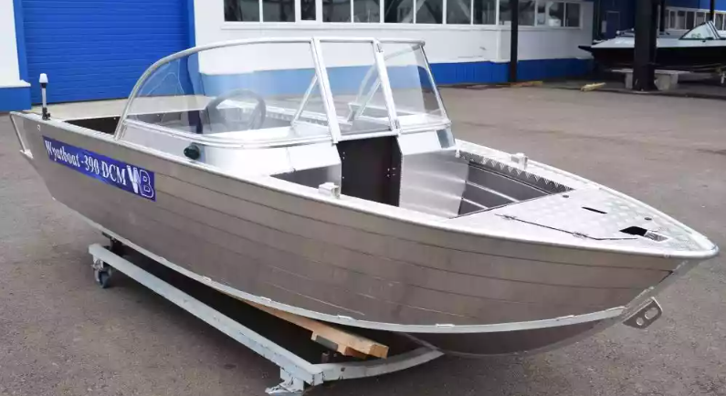 Алюминиевый катер Wyatboat-390 DCM Увеличенный борт в Прокопьевске