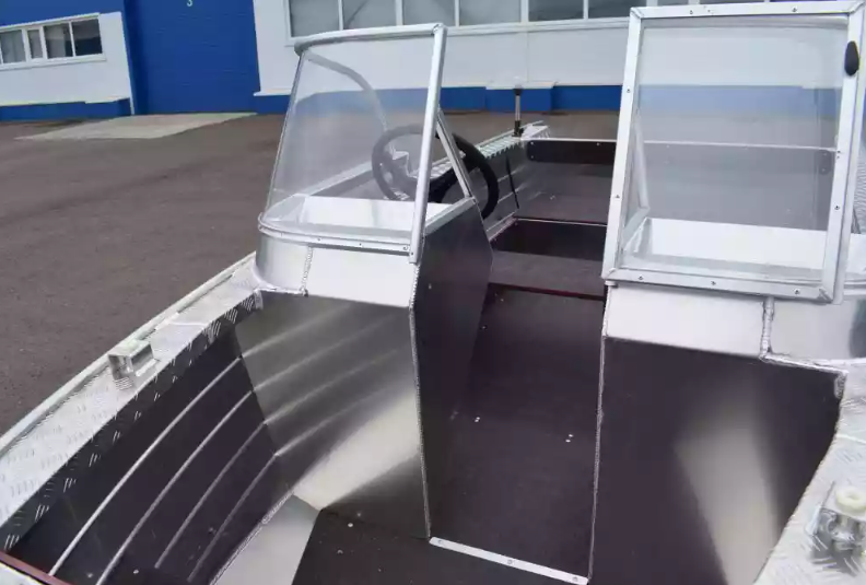 Алюминиевый катер Wyatboat-390 DCM Увеличенный борт в Прокопьевске