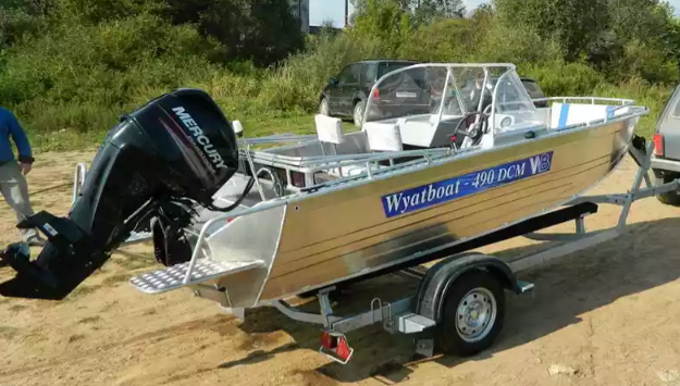 Алюминиевый катер Wyatboat-490 DCM в Прокопьевске
