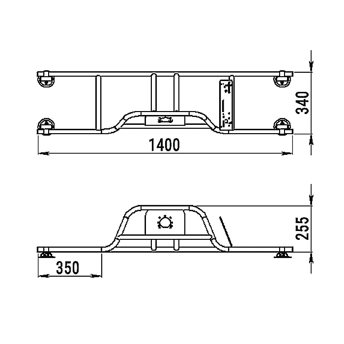 Стойка рулевая с бортовым креплением малая в Прокопьевске