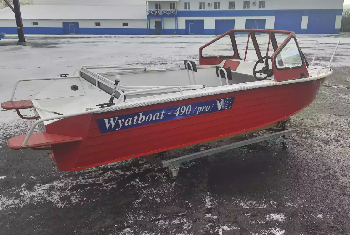 Алюминиевый катер Wyatboat-490 DCM Pro в Прокопьевске