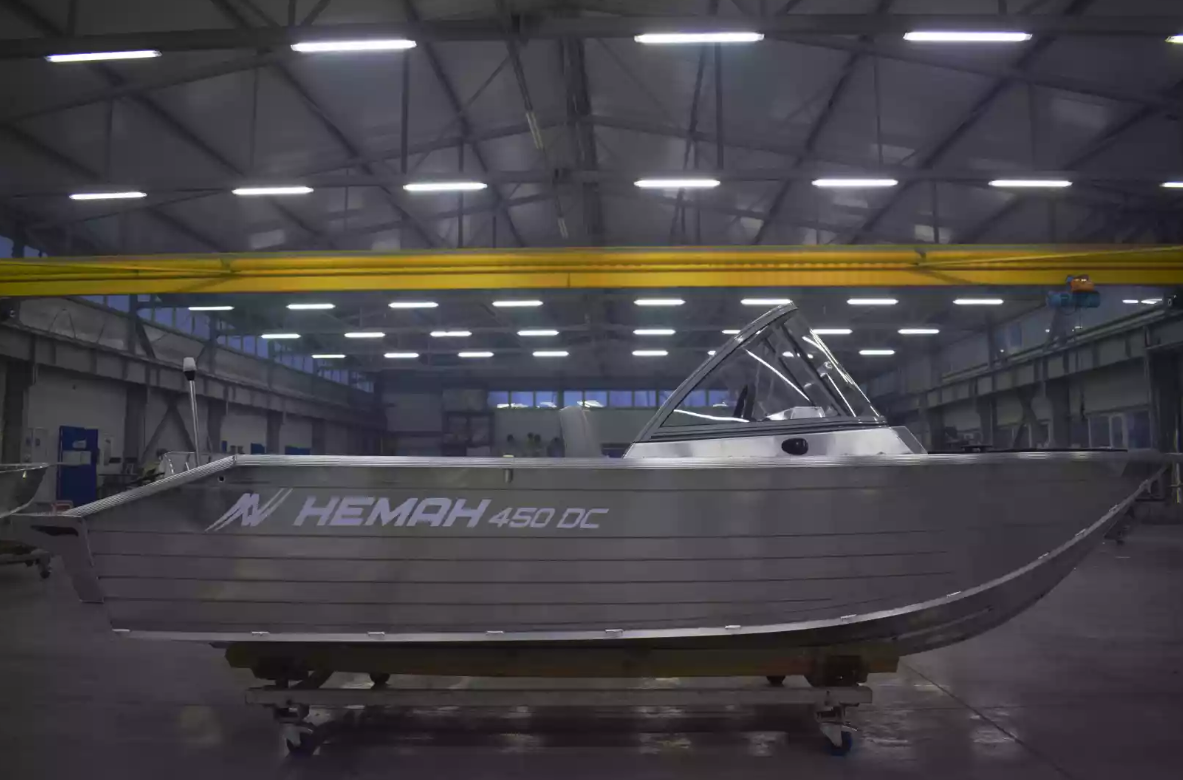 Алюминиевый катер Неман-450 DC NEW без покраски в Прокопьевске