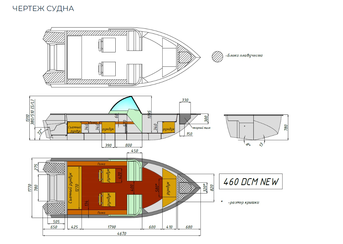 Алюминиевый катер Wyatboat-460 DCM NEW в Прокопьевске