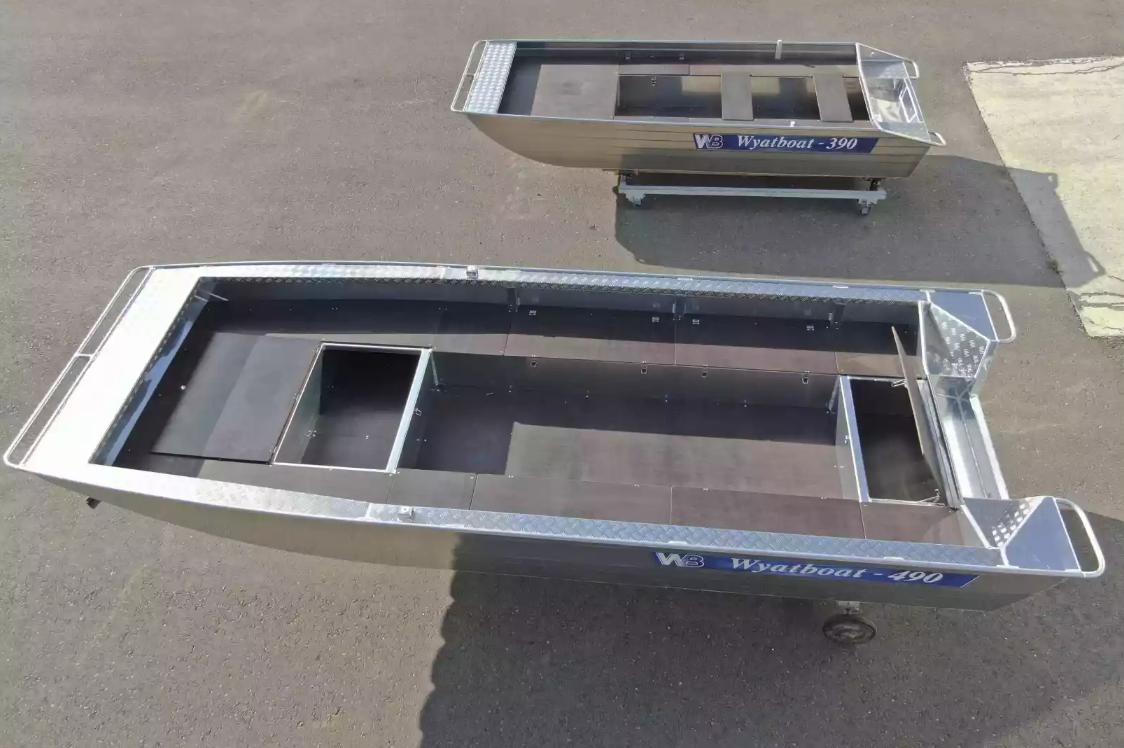 Алюминиевая лодка Wyatboat-490 Jonboat в Прокопьевске