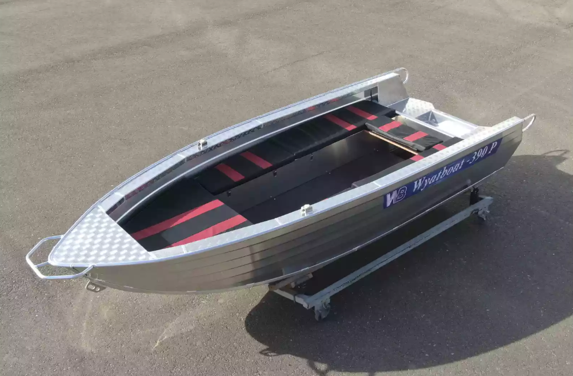 Алюминиевая лодка Wyatboat-390РМ увеличенный борт в Прокопьевске