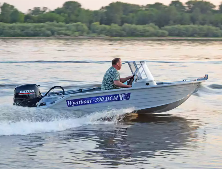 Алюминиевый катер Wyatboat-390 DCM в Прокопьевске