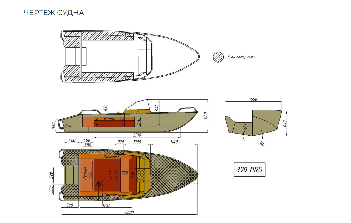 Алюминиевый катер Wyatboat-390 Pro в Прокопьевске