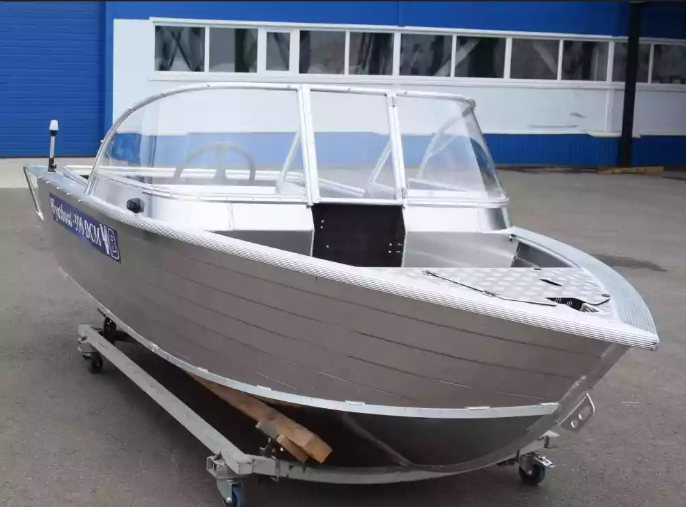Алюминиевая лодка Wyatboat-390 DCM Увеличенный борт в Прокопьевске