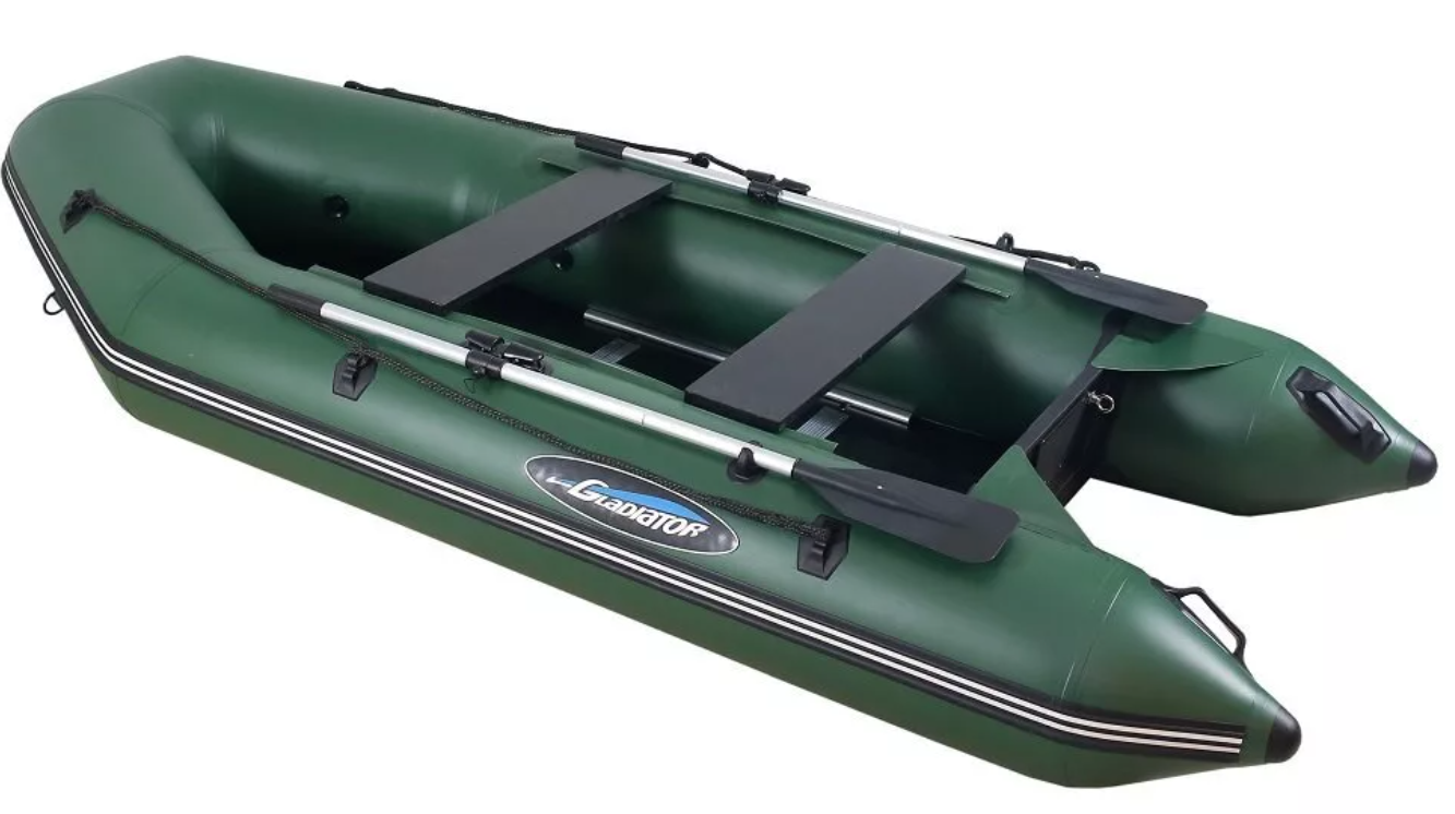 МОТОРНО-ГРЕБНАЯ ЛОДКА ПВХ GLADIATOR A 280 ТК С ФАНЕРНЫМ ДНОМ в Прокопьевске