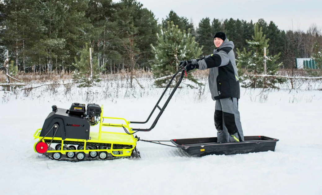 Мотобуксировщик Бурлак ХОЗЯИН-1 (капот ткань) в Прокопьевске