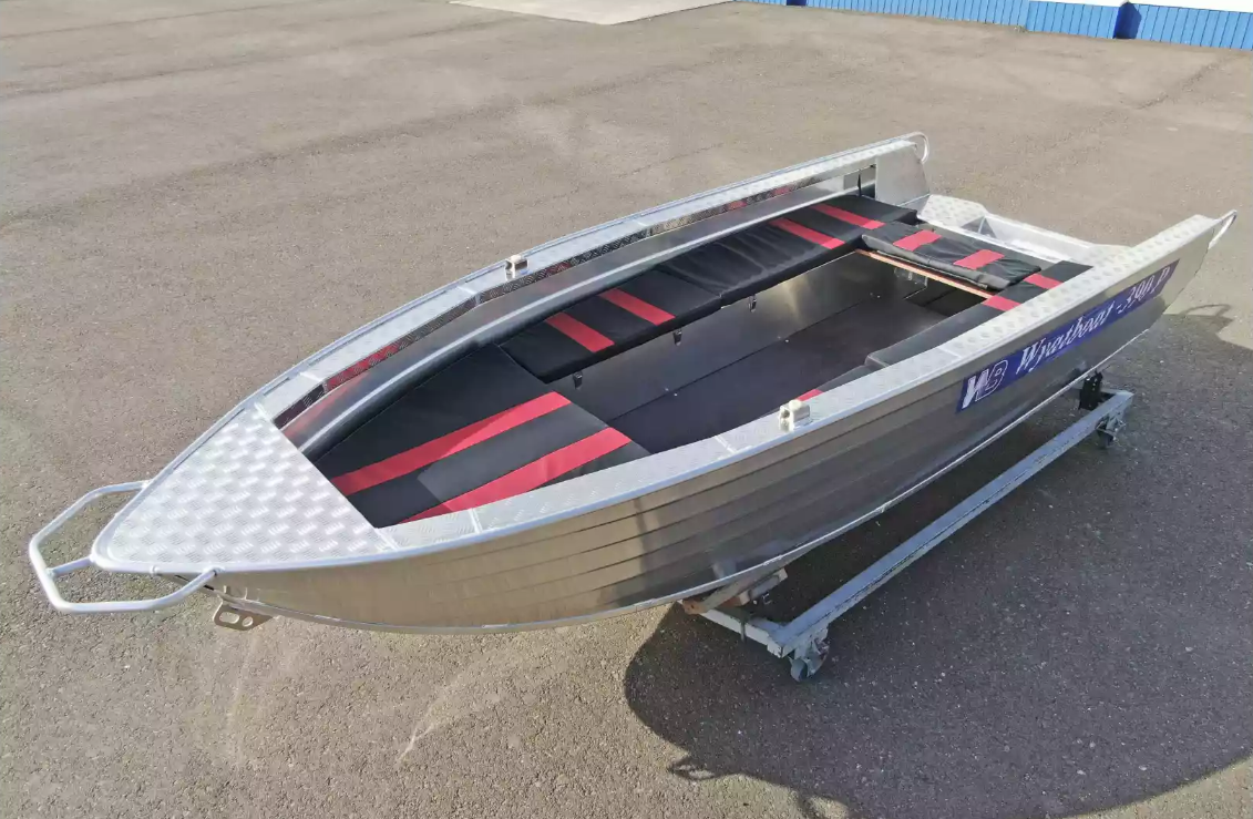 Алюминиевая лодка Wyatboat-390РМ увеличенный борт в Прокопьевске