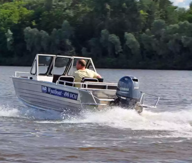 Алюминиевый катер Wyatboat-490 DCM Pro в Прокопьевске