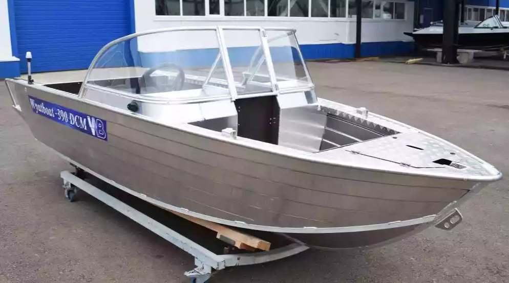 Алюминиевая лодка Wyatboat-390 DCM Увеличенный борт в Прокопьевске