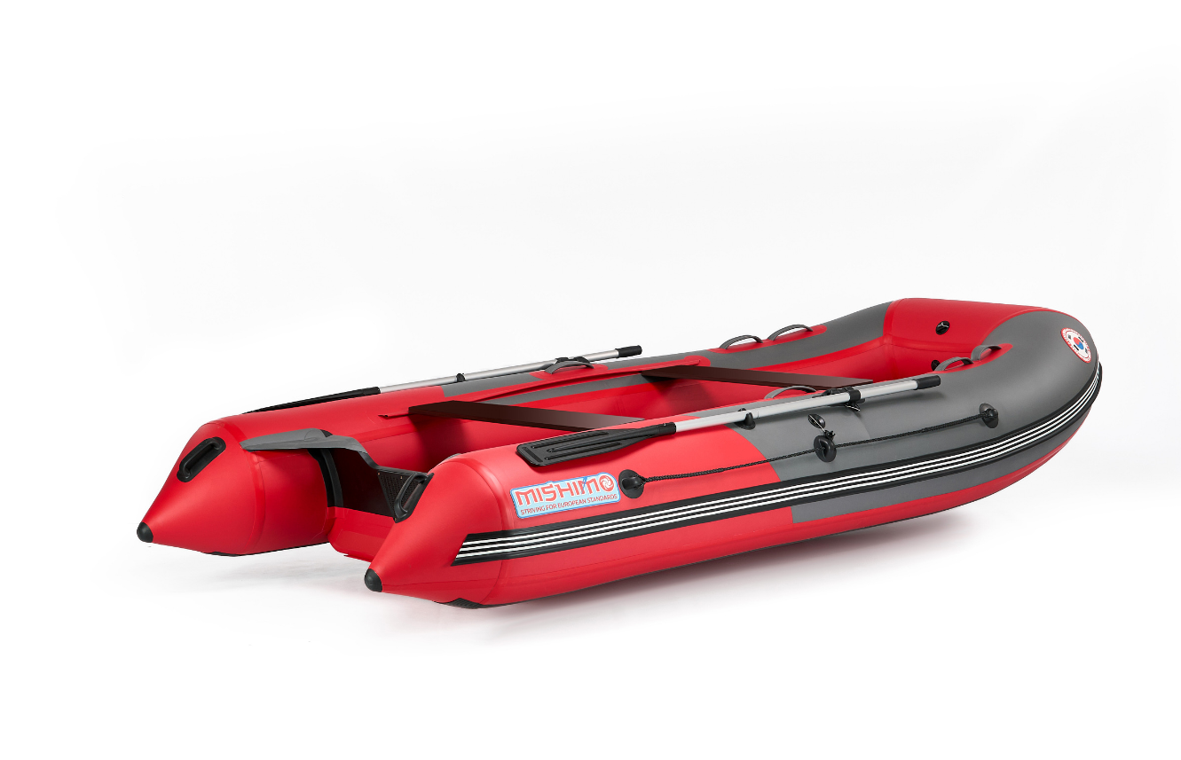 КОМПЛЕКТ ЛОДКА MISHIMO PRO 350 + ЛОДОЧНЫЙ МОТОР MARLIN MP 9.9 (15) AMHS PROLINE в Прокопьевске