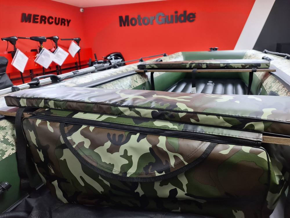 КОМПЛЕКТ МЯГКИХ НАКЛАДОК С СУМКОЙ ДЛЯ ЛОДОК 105Х20 КАМУФЛЯЖ в Прокопьевске