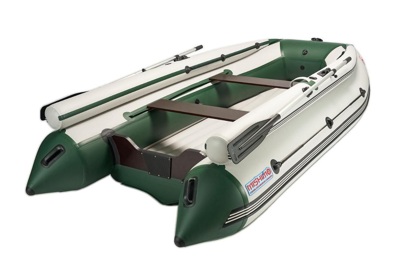 КОМПЛЕКТ ЛОДКА MISHIMO FAMILY LITE 370 + МОТОР MARLIN MP 9.9 AMHS PROLINE FORCE в Прокопьевске