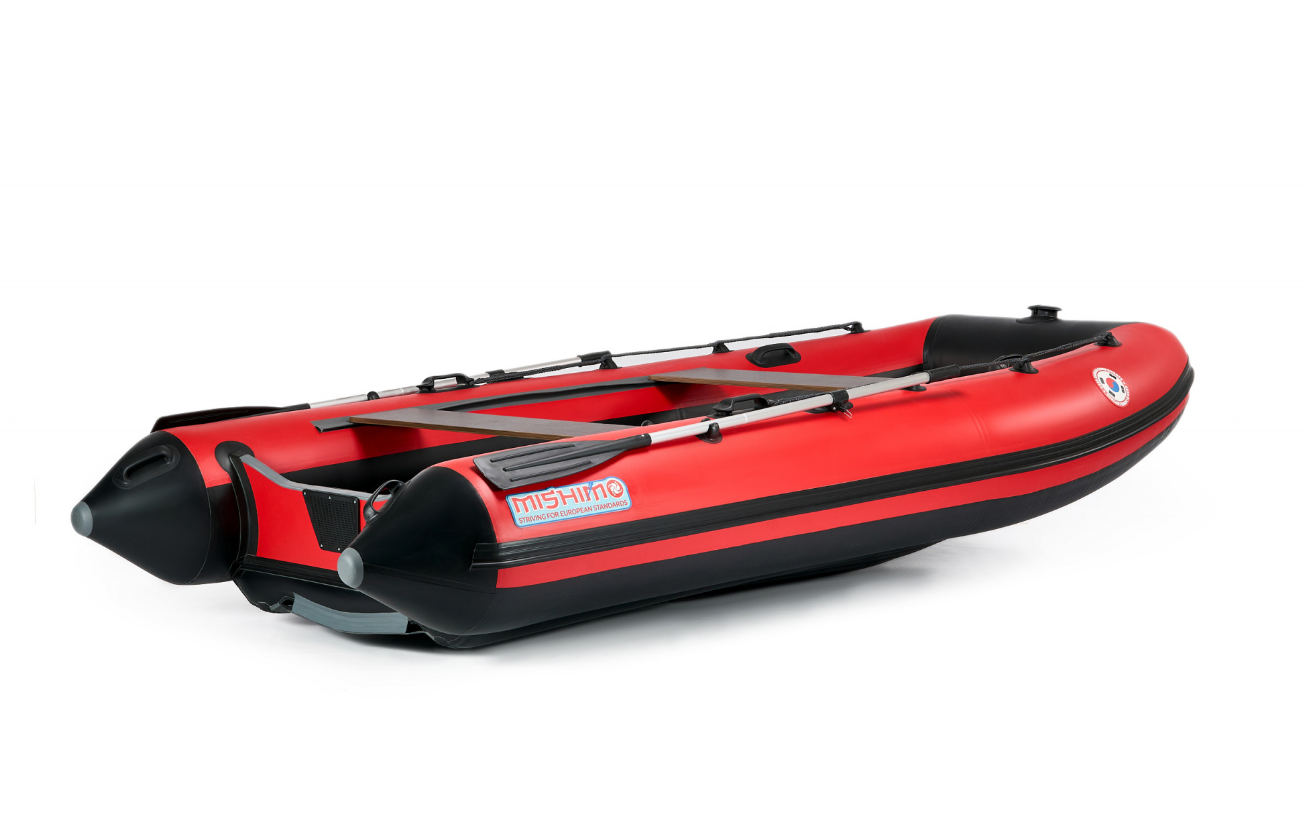 КОМПЛЕКТ ЛОДКА MISHIMO RAPID 380 + ЛОДОЧНЫЙ МОТОР MARLIN MP 9.9 (20) AMHS PROLINE FORCE в Прокопьевске