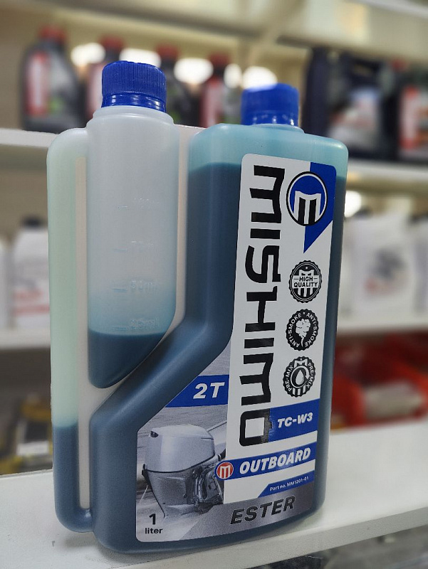 Масло MISHIMO 2T OUTBOARD (ESTER) полусинтетика 1 л в Прокопьевске