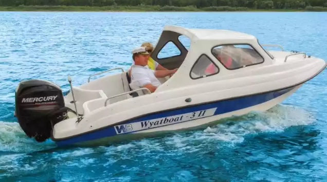 Стеклопластиковый катер Wyatboat-3 П (полурубка) в Прокопьевске