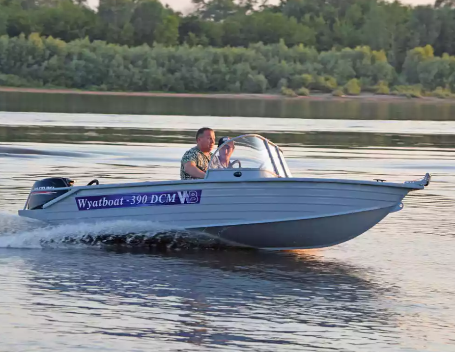 Алюминиевая лодка Wyatboat-390 DCM в Прокопьевске