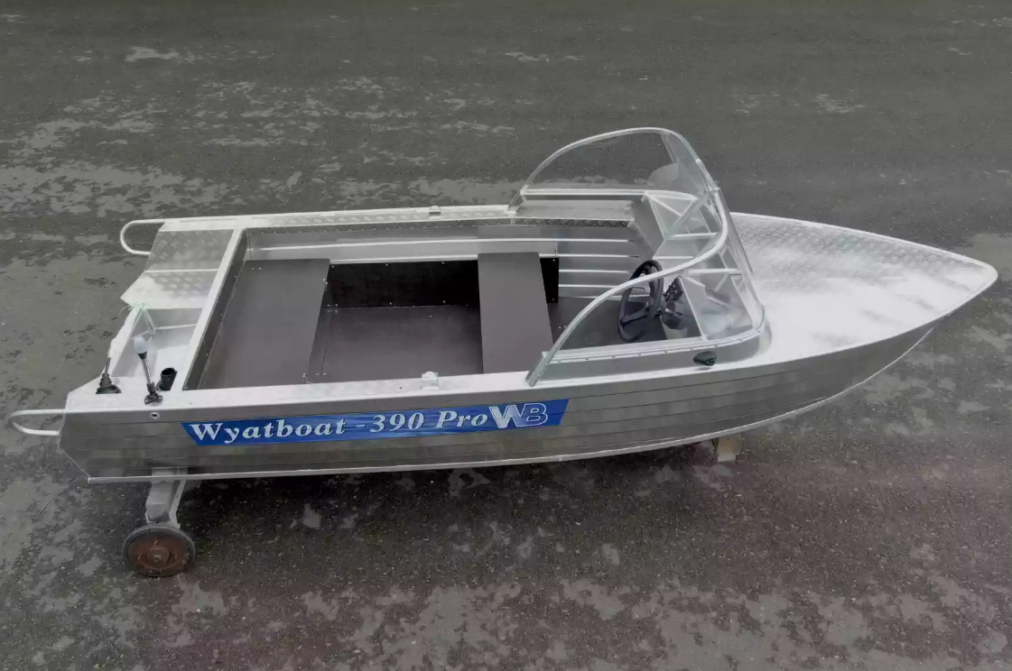 Алюминиевая лодка Wyatboat-390 Pro в Прокопьевске