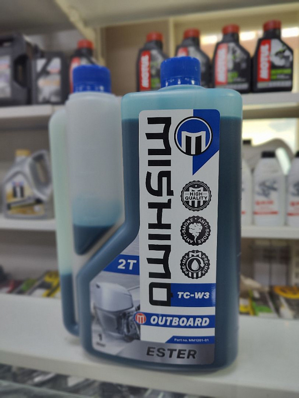 Масло MISHIMO 2T OUTBOARD (ESTER) полусинтетика 1 л в Прокопьевске