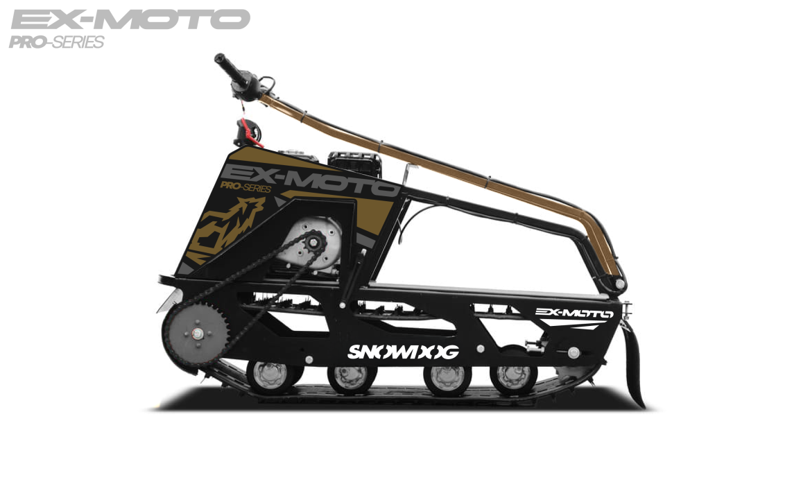 Мотобуксировщик EX-MOTO SNOWDOG S380 8л.с. в Прокопьевске