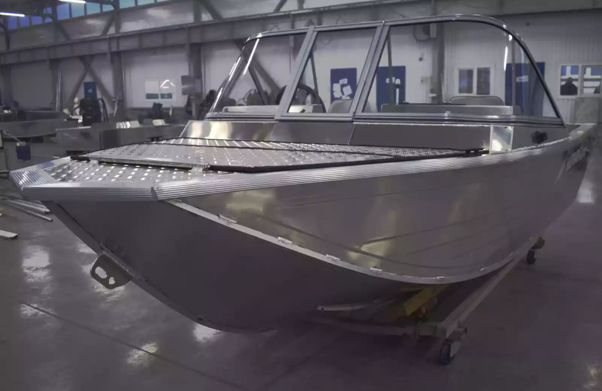 Алюминиевый катер Неман-450 DC NEW без покраски в Прокопьевске