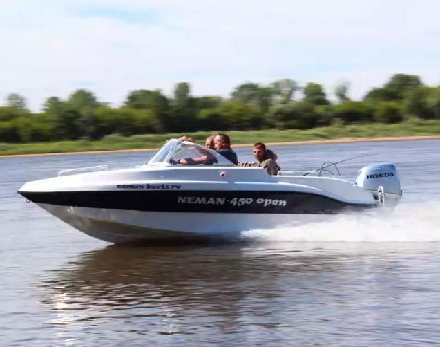 Стеклопластиковый катер Neman-450 Open в Прокопьевске
