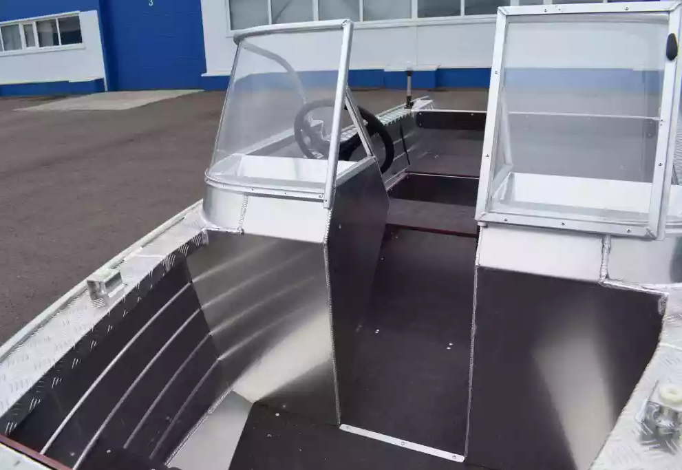 Алюминиевая лодка Wyatboat-390 DCM Увеличенный борт в Прокопьевске
