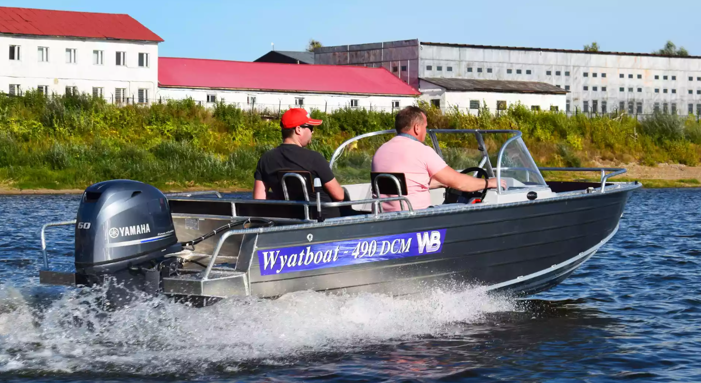 Алюминиевый катер Wyatboat-490 DCM в Прокопьевске