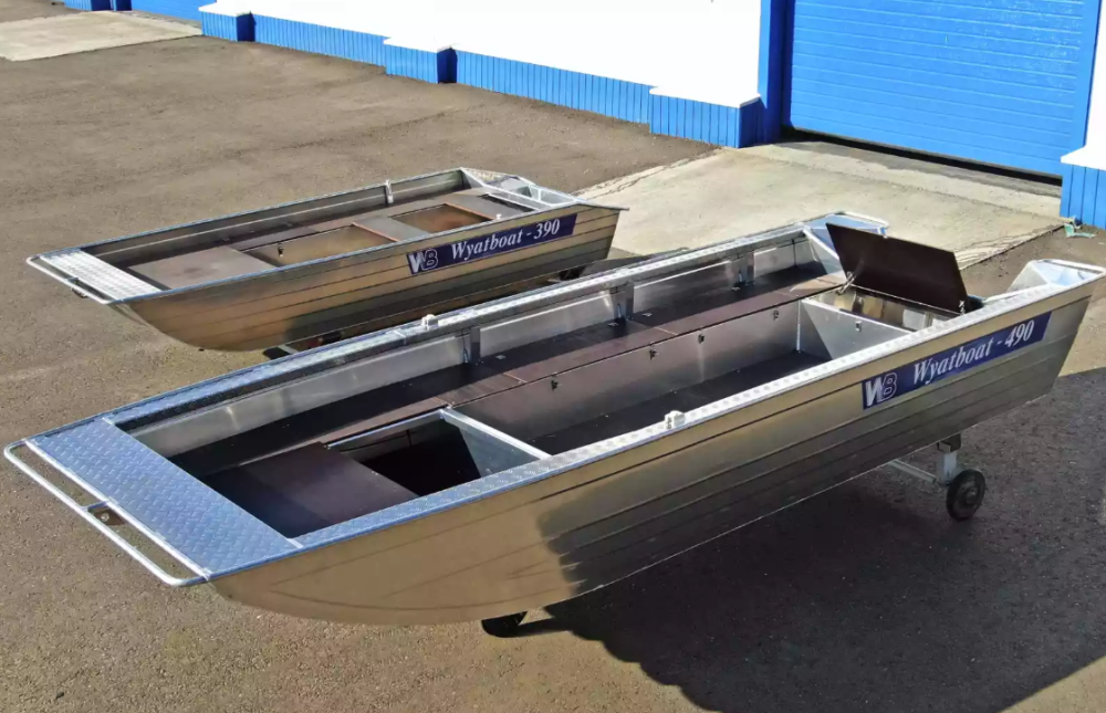 Алюминиевая лодка Wyatboat-490 Jonboat в Прокопьевске