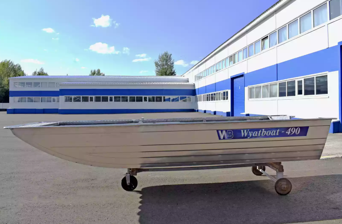Алюминиевая лодка Wyatboat-490 Jonboat в Прокопьевске