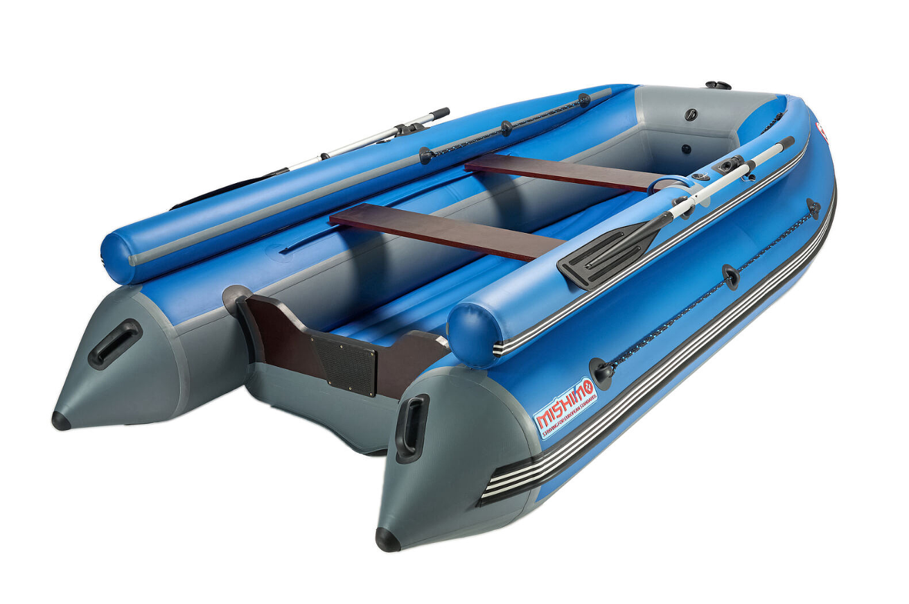 КОМПЛЕКТ ЛОДКА MISHIMO FAMILY LITE 370 + МОТОР MARLIN MP 9.9 AMHS PROLINE FORCE в Прокопьевске