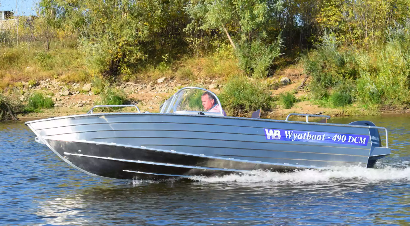 Алюминиевый катер Wyatboat-490 DCM в Прокопьевске