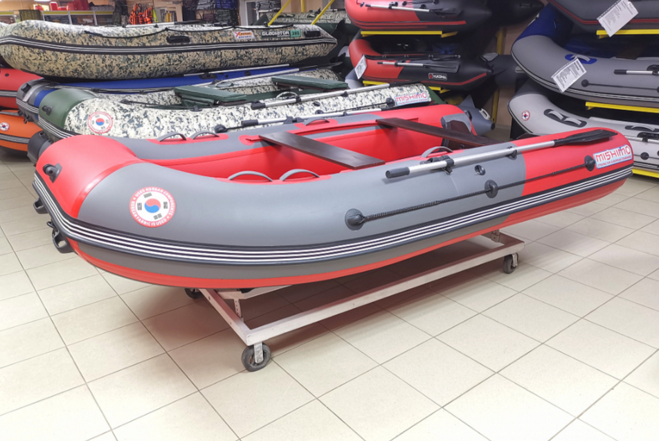 КОМПЛЕКТ Лодка MISHIMO PRO 350 + ЛОДОЧНЫЙ МОТОР MARLIN MP 9.9 (20) AMHS PRO в Прокопьевске