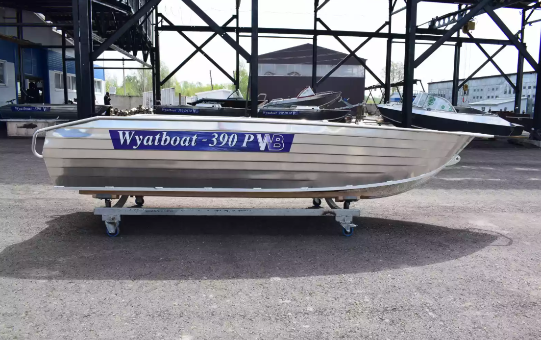 Алюминиевая лодка Wyatboat-390Р Увеличенный борт в Прокопьевске