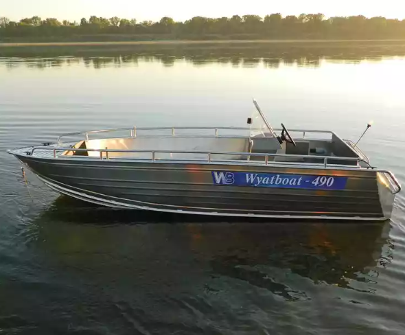 Алюминиевый катер Wyatboat-490 C в Прокопьевске