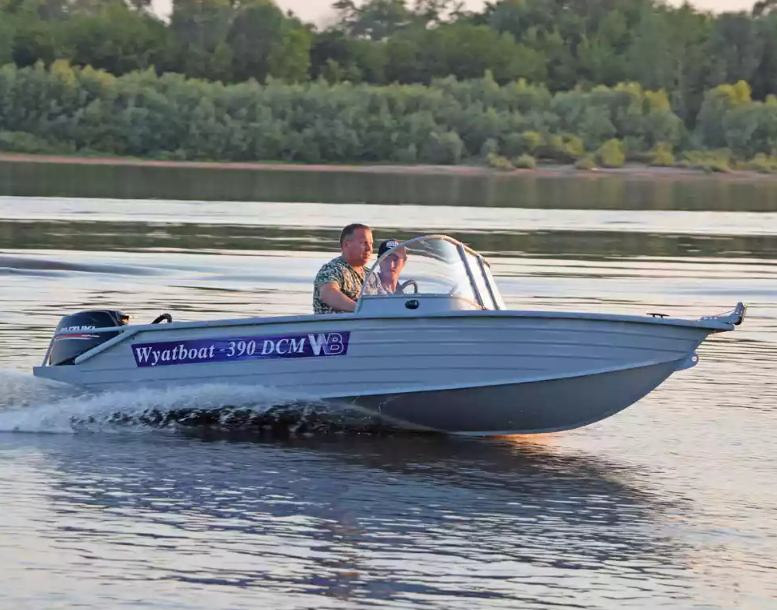 Алюминиевый катер Wyatboat-390 DCM в Прокопьевске