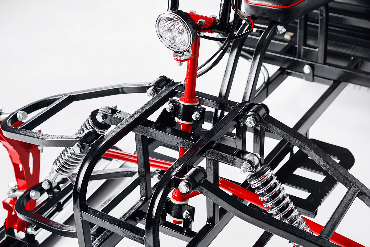 Лыжный модуль IKUDZO TERRAIN с подогревом ручек металлические лыжи в Прокопьевске