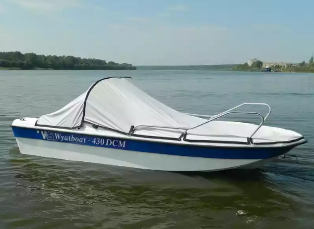 Стеклопластиковый катер Wyatboat-430 DCM (тримаран) в Прокопьевске