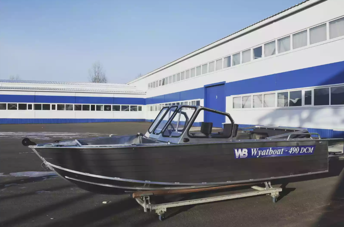 Алюминиевый катер Wyatboat-490 DCM Pro в Прокопьевске