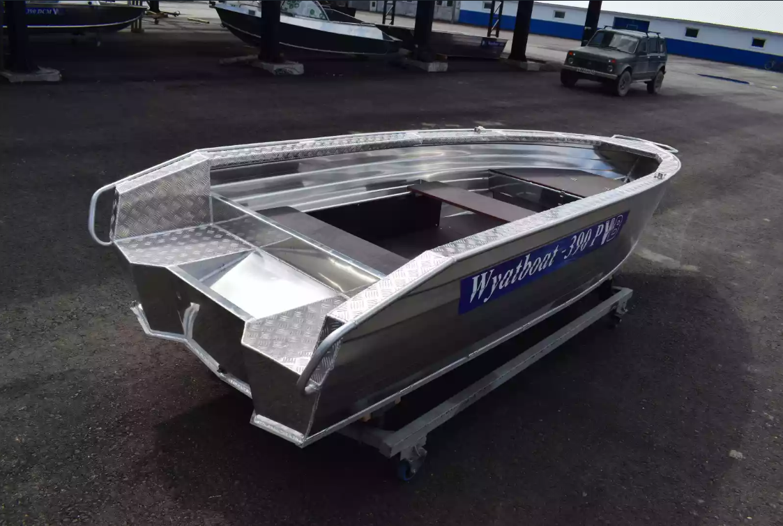 Алюминиевая лодка Wyatboat-390Р Увеличенный борт в Прокопьевске