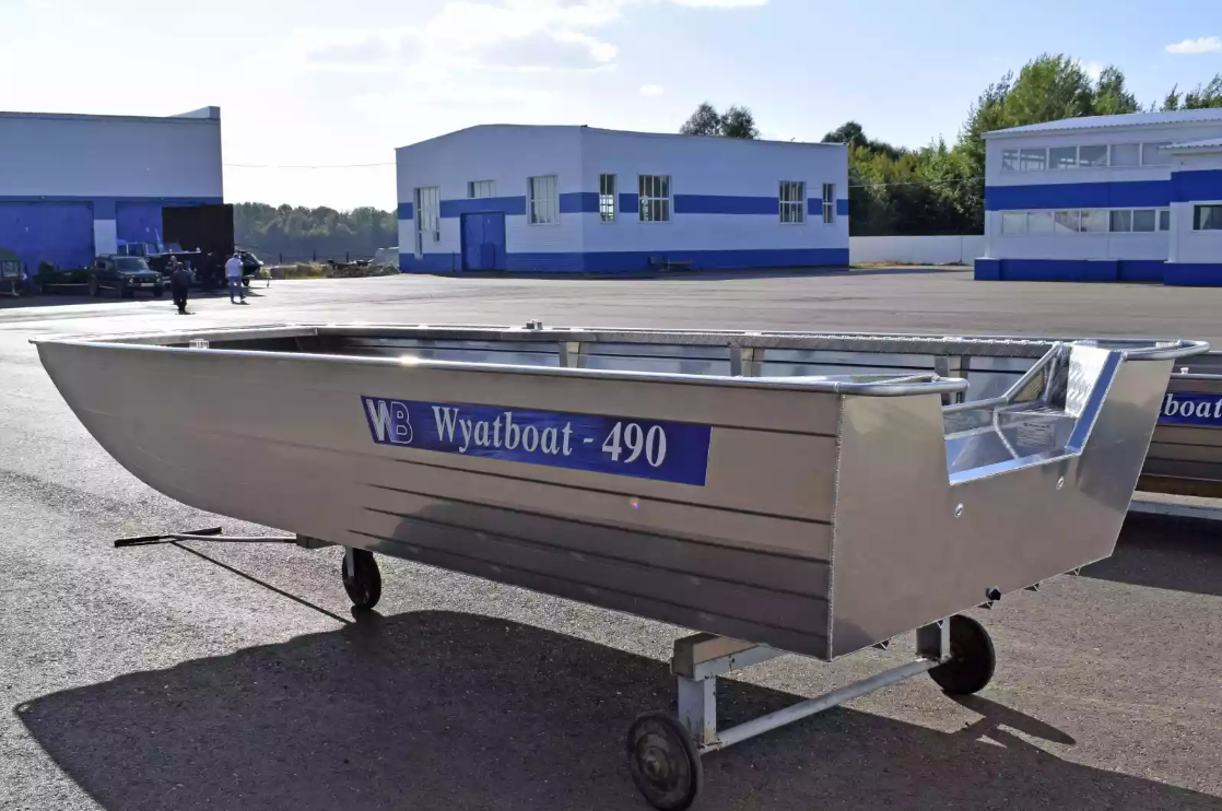 Алюминиевая лодка Wyatboat-490 Jonboat в Прокопьевске