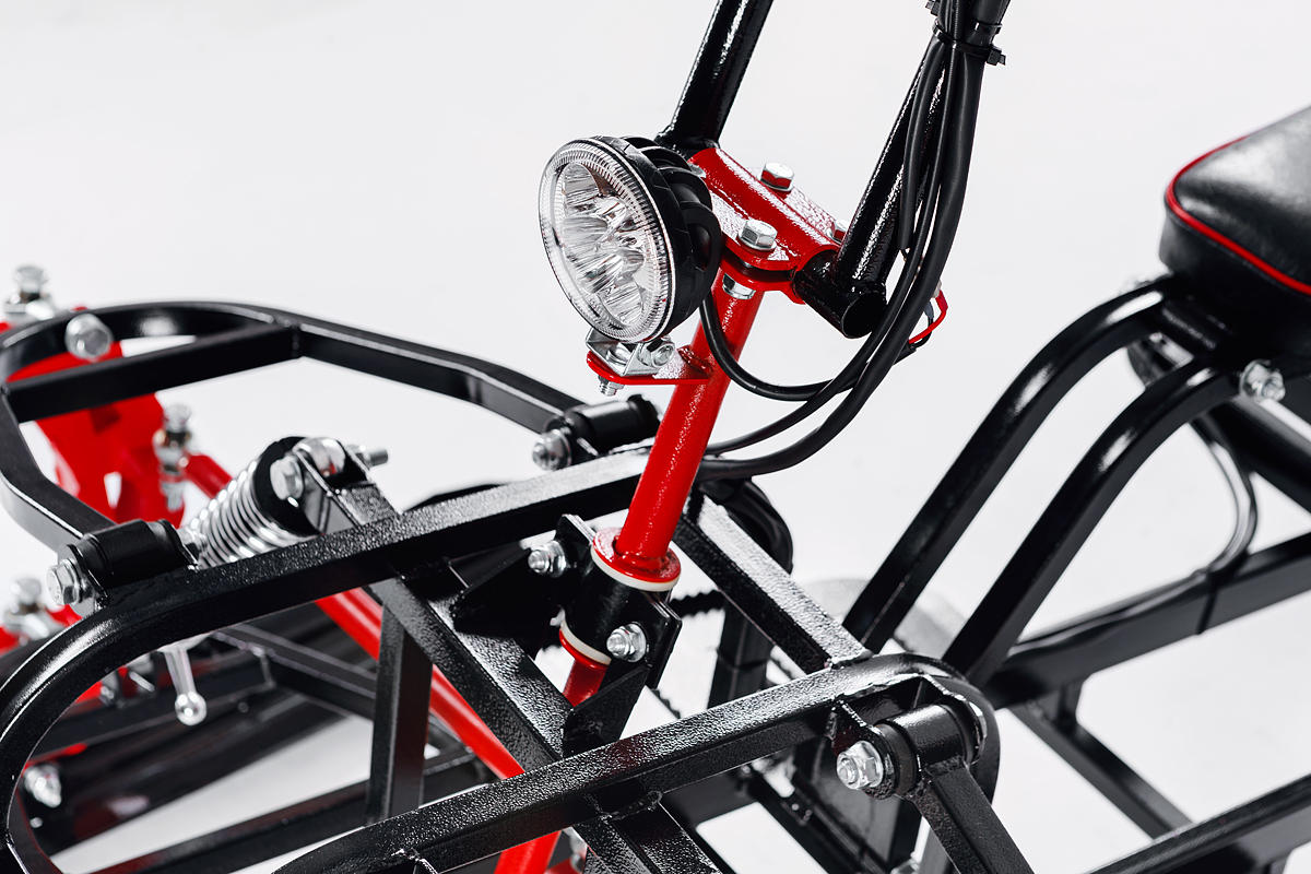 Лыжный модуль IKUDZO TERRAIN с подогревом ручек металлические лыжи в Прокопьевске